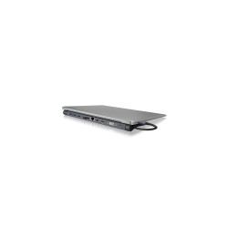 ICY BOX IB-DK2102-C Przewodowa USB 3.2 Gen 1 (3.1 Gen 1) Type-C Antracyt, Czarny