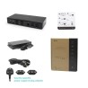 i-tec C31QUATTRODOCKPD stacja dokująca Przewodowa USB 3.2 Gen 1 (3.1 Gen 1) Type-C Czarny