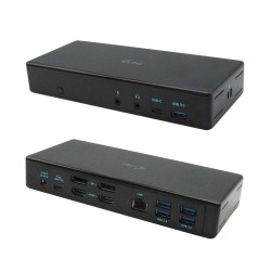 i-tec C31QUATTRODOCKPD stacja dokująca Przewodowa USB 3.2 Gen 1 (3.1 Gen 1) Type-C Czarny