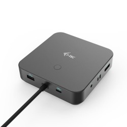 i-tec C31TRI4KDPDPRO100 stacja dokująca Przewodowa USB 3.2 Gen 1 (3.1 Gen 1) Type-C Czarny