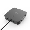 i-tec C31TRI4KDPDPRO100 stacja dokująca Przewodowa USB 3.2 Gen 1 (3.1 Gen 1) Type-C Czarny