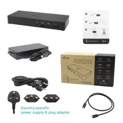 I-TEC TB3 3X LCD DOCKING STAT/TRIPLE DISPLAY WITH PD 96W