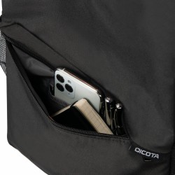 DICOTA D32085-RPET Plecak na notebooka z amortyzacją ONE 13-16" Poliester, PET Czarny