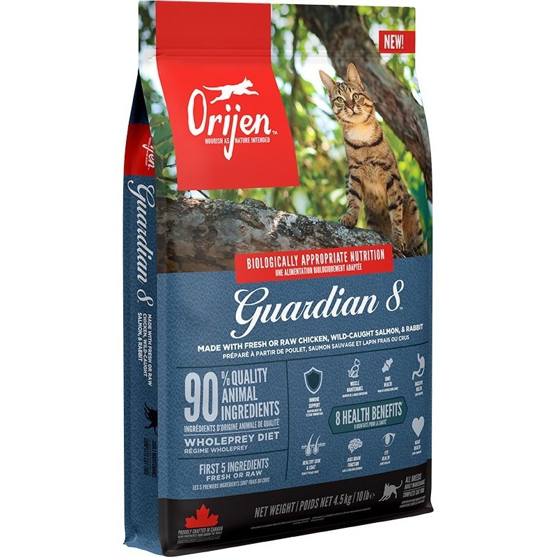 ORIJEN Guardian 8 - sucha karma dla kota - 4,5 kg