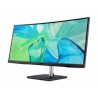 Acer CB343CUR monitor komputerowy 86,4 cm (34") 3440 x 1440 px UltraWide Quad HD LED Czarny, Srebrny