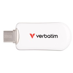 Verbatim 30230 pamięć USB 256 GB USB Type-C 3.2 Gen 1 (3.1 Gen 1) Biały