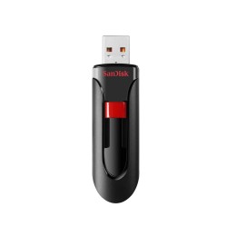 SanDisk Cruzer Glide pamięć USB 64 GB USB Typu-A 2.0 Czarny, Czerwony