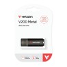 Verbatim V200 Metal USB Drive 128 GB pamięć USB USB Typu-A 3.2 Gen 1 (3.1 Gen 1) Czarny
