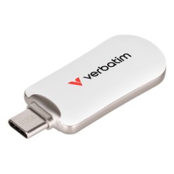 Pamięć flash USB-C STICK 512 GB Verbatim Plectra Biała