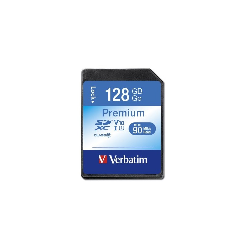 Karta pamięci Verbatim Premium 128 GB SDXC Klasa 10 Karta pamięci Verbatim Premium 128 GB SDXC Klasa 10