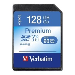 Karta pamięci Verbatim Premium 128 GB SDXC Klasa 10