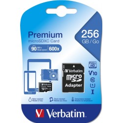 Verbatim pamięć flash 256 GB SDXC Klasa 10 UHS-1