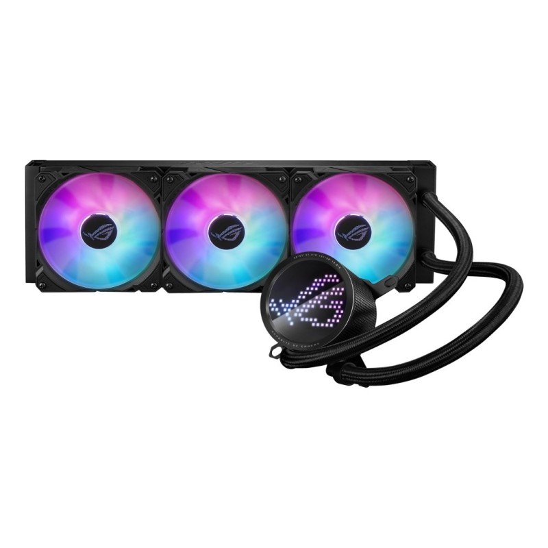 ASUS ROG Ryuo III 360 ARGB Procesor Liquid cooling kit 12 cm Czarny ASUS ROG Ryuo III 360 ARGB Procesor Liquid cooling kit 12 cm Czarny