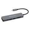 Verbatim 32156 huby i koncentratory USB 3.2 Gen 1 (3.1 Gen 1) Type-C 5000 Mbit/s Szary