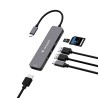 Verbatim 32156 huby i koncentratory USB 3.2 Gen 1 (3.1 Gen 1) Type-C 5000 Mbit/s Szary