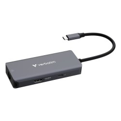 Verbatim 32157 huby i koncentratory USB 3.2 Gen 1 (3.1 Gen 1) Type-C 5000 Mbit/s Szary