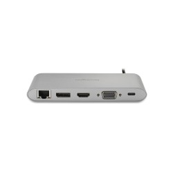 Kensington Przenośna stacja dokująca UH1440P, USB-C, 5 Gb/s, podwójne wideo, nie wymaga sterowników, zasilanie