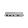 Kensington Przenośna stacja dokująca UH1440P, USB-C, 5 Gb/s, podwójne wideo, nie wymaga sterowników, zasilanie