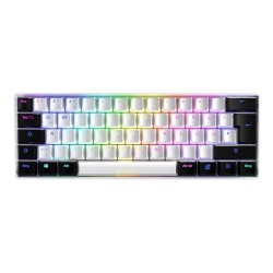 Sharkoon SGK50 S4 klawiatura Gaming USB QWERTZ Niemiecki Biały