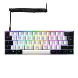Sharkoon SGK50 S4 klawiatura Gaming USB QWERTZ Niemiecki Biały