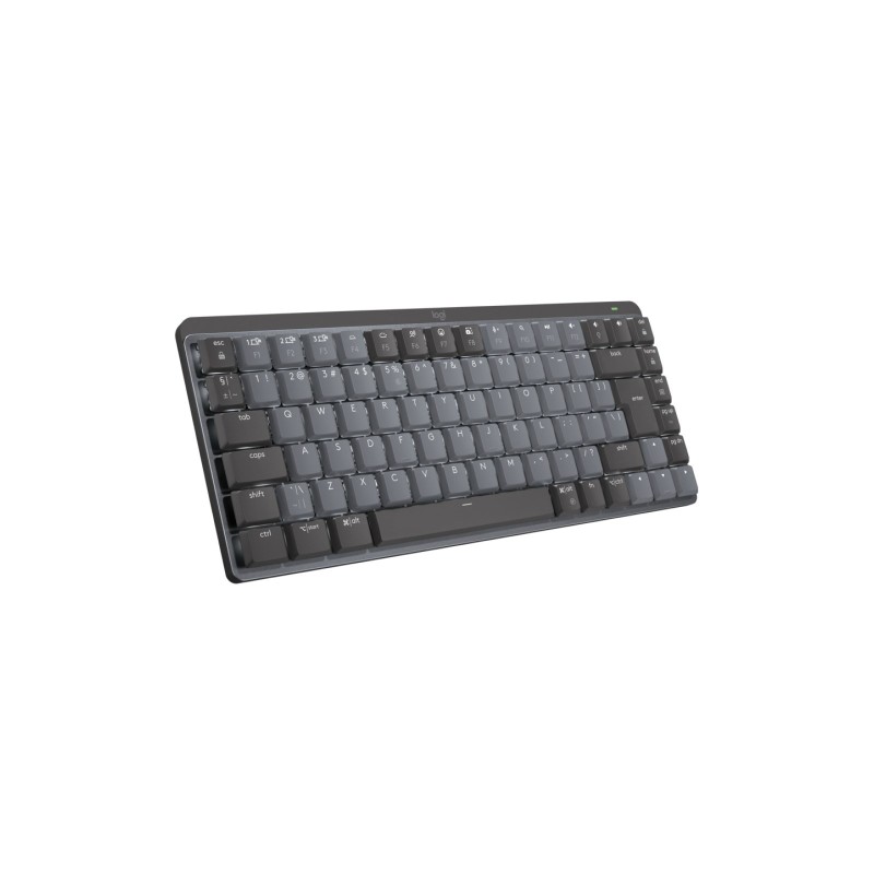 Logitech 920-010780 klawiatura Biuro RF Wireless + Bluetooth QWERTY Amerykański międzynarodowy Grafitowy, Szary Logitech 920-010780 klawiatura Biuro RF Wireless + Bluetooth QWERTY Amerykański międzynarodowy Grafitowy, Szary