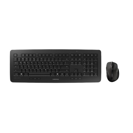 CHERRY DW 5100 klawiatura Dołączona myszka Dom RF Wireless Czeski, Słowacki Czarny