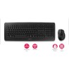 CHERRY DW 5100 klawiatura Dołączona myszka Dom RF Wireless Czeski, Słowacki Czarny