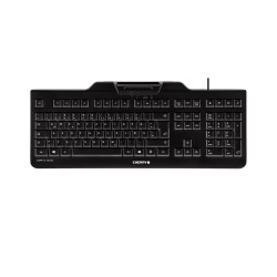 CHERRY KC 1000 SC klawiatura Biuro USB AZERTY Francuski Czarny