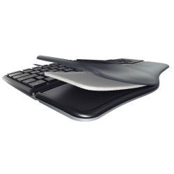 CHERRY KC 4500 ERGO klawiatura Uniwersalne USB QWERTY British English Czarny