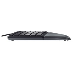 CHERRY KC 4500 ERGO klawiatura Uniwersalne USB QWERTY British English Czarny