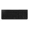 CHERRY JK-3000DE-2 klawiatura Uniwersalne RF Wireless QWERTZ Niemiecki Czarny