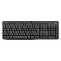 Logitech 920-012079 klawiatura Dołączona myszka Biuro RF Wireless + Bluetooth QWERTZ Węgierski Grafitowy
