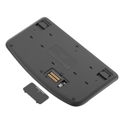 Logitech 920-012307 klawiatura Biuro RF Wireless + Bluetooth QWERTZ Czeski Grafitowy