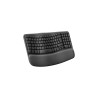 Logitech 920-012307 klawiatura Biuro RF Wireless + Bluetooth QWERTZ Czeski Grafitowy