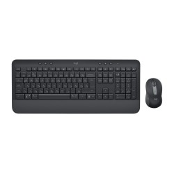 Logitech 920-011008 klawiatura Dołączona myszka Biuro Bluetooth QWERTZ Węgierski Grafitowy