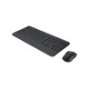 Logitech 920-011008 klawiatura Dołączona myszka Biuro Bluetooth QWERTZ Węgierski Grafitowy