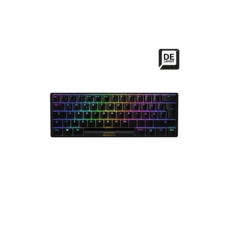 Sharkoon SKILLER SGK50 S4 klawiatura Gaming USB QWERTZ Niemiecki Czarny Sharkoon SKILLER SGK50 S4 klawiatura Gaming USB QWERTZ Niemiecki Czarny
