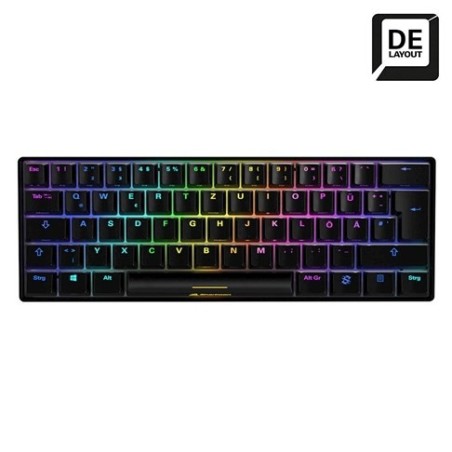Sharkoon SKILLER SGK50 S4 klawiatura Gaming USB QWERTZ Niemiecki Czarny