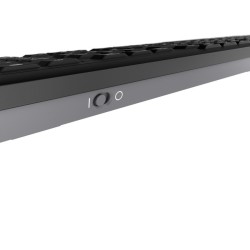 CHERRY Stream Wireless klawiatura Uniwersalne RF Bezprzewodowy + USB QWERTZ Czeski Czarny