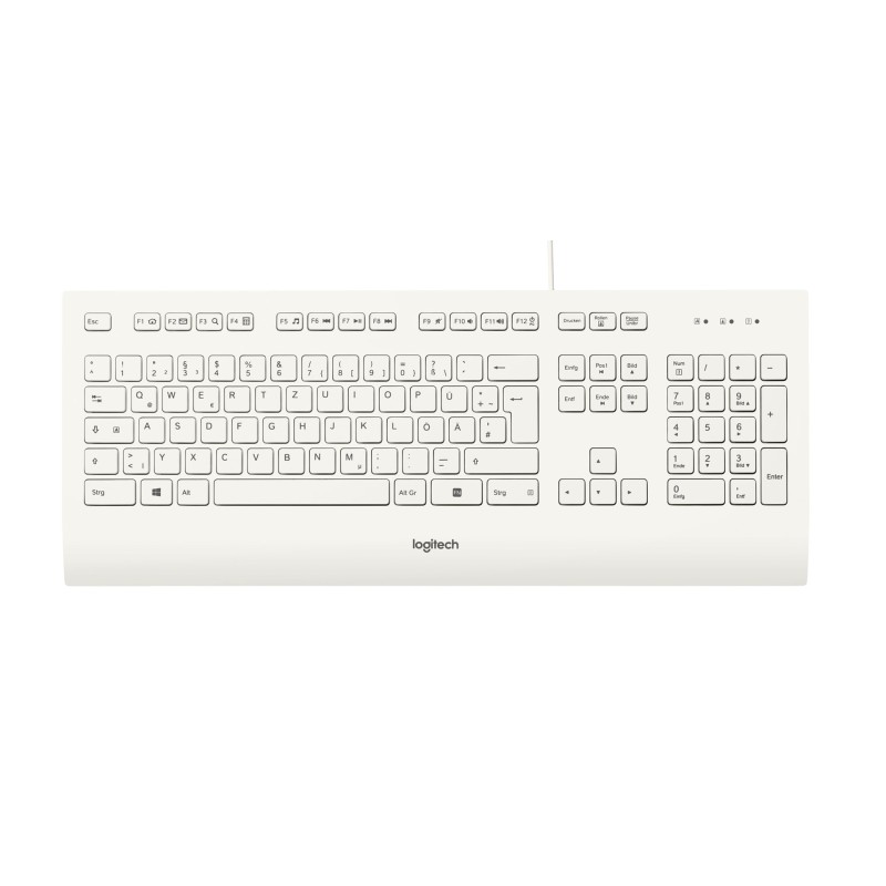 Logitech K280E Pro f/ Business klawiatura Biuro USB QWERTZ Niemiecki Biały Logitech K280E Pro f/ Business klawiatura Biuro USB QWERTZ Niemiecki Biały