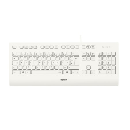 Logitech K280E Pro f/ Business klawiatura Biuro USB QWERTZ Niemiecki Biały