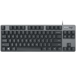 Logitech K835 TKL Mechanical Keyboard klawiatura Biuro USB Niemiecki Grafitowy, Szary