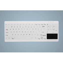 Active Key AK-C7412 klawiatura Przemysłowy USB British English Biały