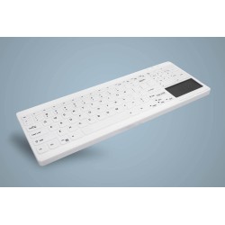 Active Key AK-C7412 klawiatura Przemysłowy USB British English Biały