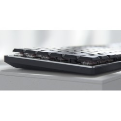 Logitech 920-010837 klawiatura Biuro Bluetooth QWERTY Amerykański międzynarodowy Grafitowy, Szary