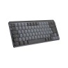 Logitech 920-010837 klawiatura Biuro Bluetooth QWERTY Amerykański międzynarodowy Grafitowy, Szary