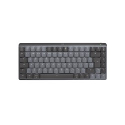 Logitech 920-010837 klawiatura Biuro Bluetooth QWERTY Amerykański międzynarodowy Grafitowy, Szary
