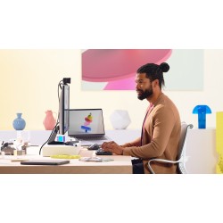 Logitech 920-010837 klawiatura Biuro Bluetooth QWERTY Amerykański międzynarodowy Grafitowy, Szary