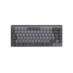 Logitech 920-010772 klawiatura Biuro RF Wireless + Bluetooth QWERTZ Niemiecki Grafitowy, Szary