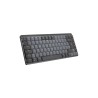 Logitech 920-010772 klawiatura Biuro RF Wireless + Bluetooth QWERTZ Niemiecki Grafitowy, Szary
